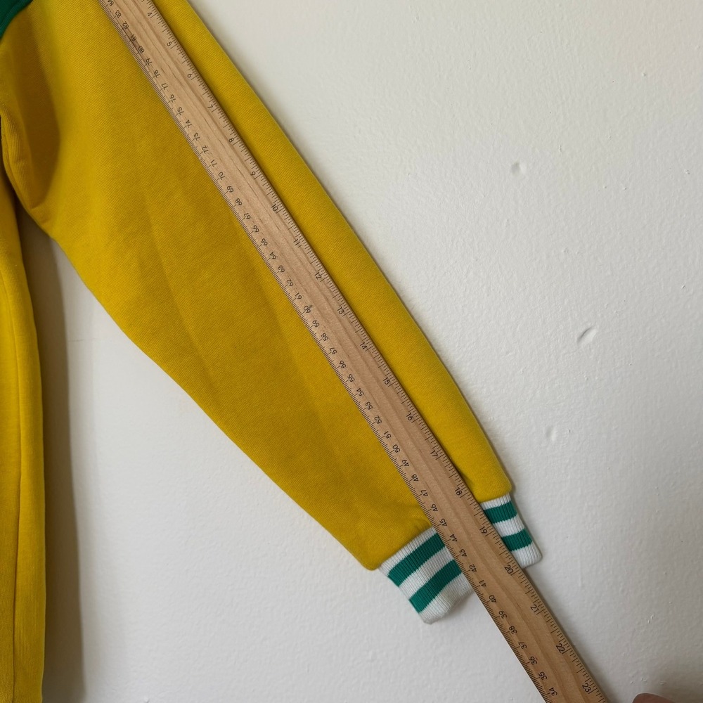 Allen Solly Youth 16 Years Colorblock Quarter Zip Flecce Sweatshirt - Picture 12 of 14